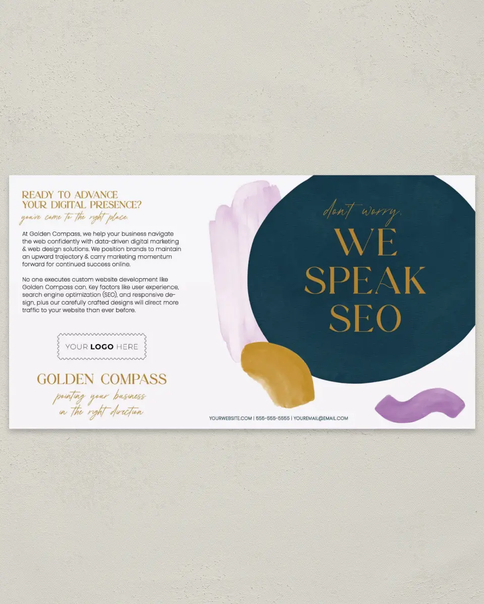 This is a 6" x 11" Postcard called Cordially Colorful printed in full color