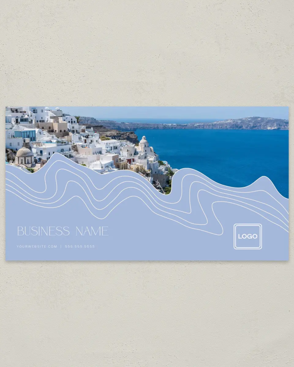 This is a 6" x 11" Postcard called Contoured Connection printed in full color