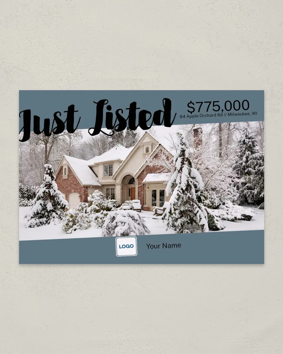 This is a 4¼" x 6" Postcard called Behold Beauty printed in full color