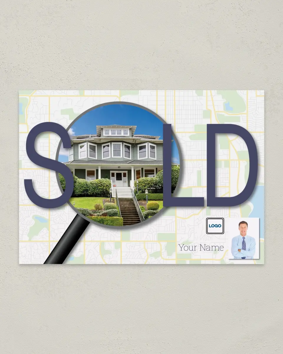 This is a 4¼" x 6" Postcard called Zoom In printed in full color