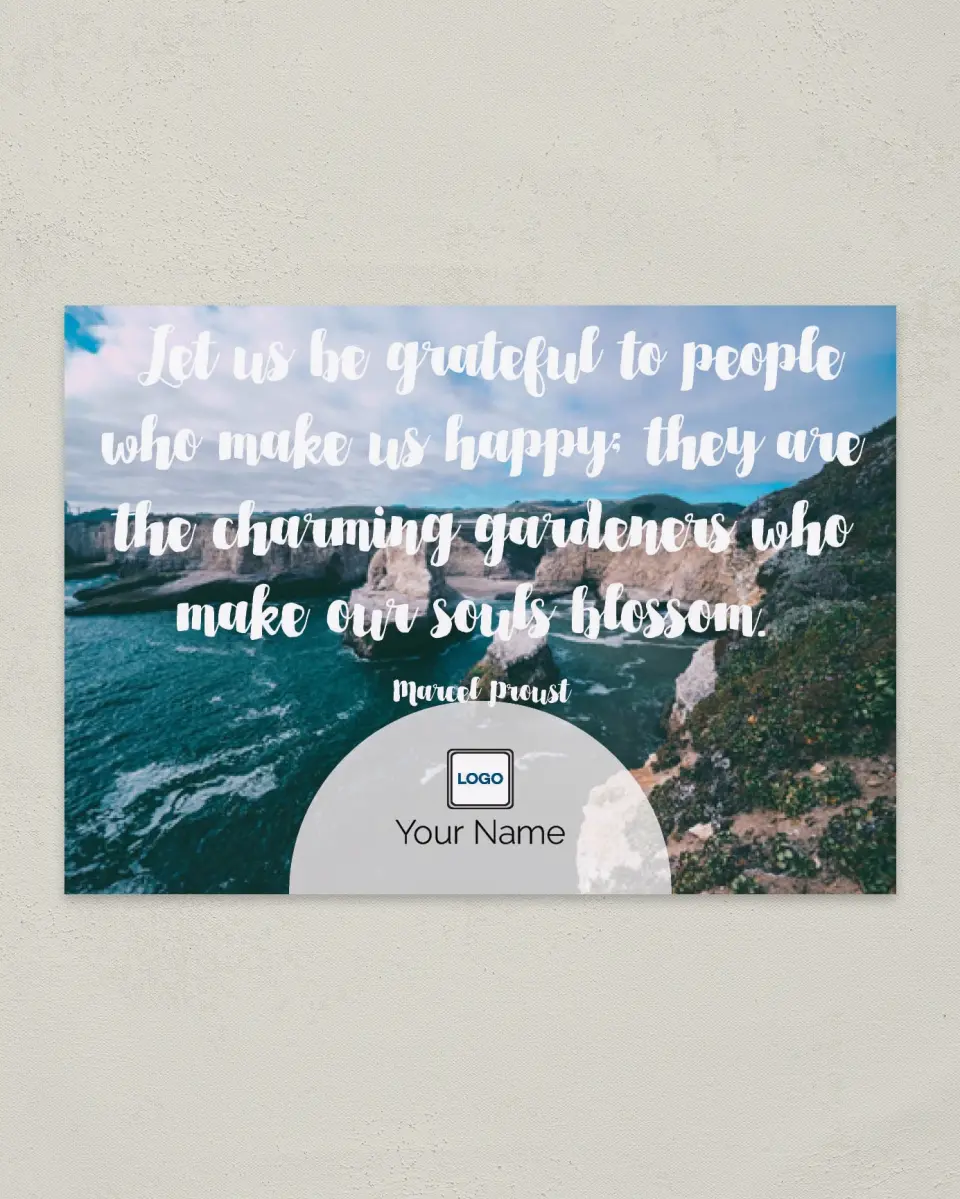 This is a 4¼" x 6" Postcard called Inspiration - Souls Blossom printed in full color