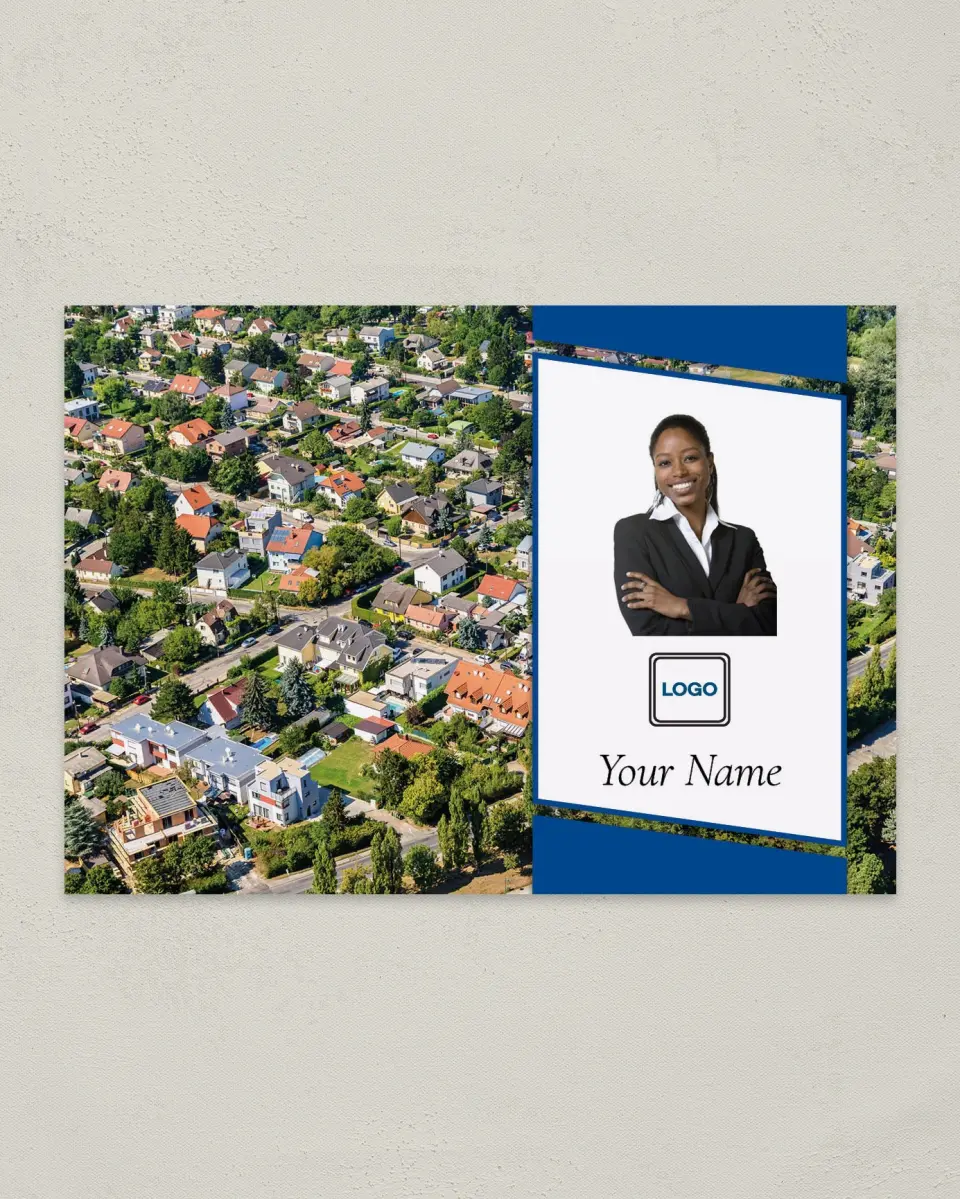 This is a 4¼" x 6" Postcard called Agent Intro printed in full color