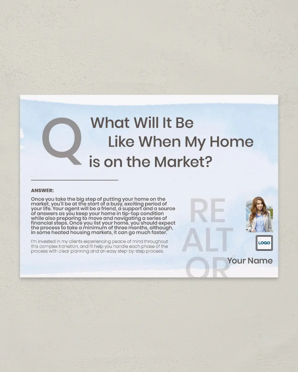 This is a 4¼" x 6" Postcard called Reality Check printed in full color