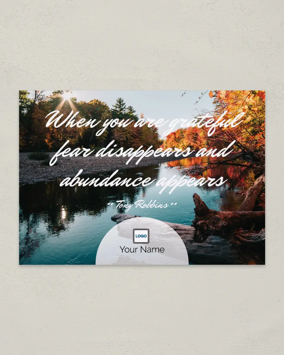 This is a 4¼" x 6" Postcard called Abundance Appears printed in full color
