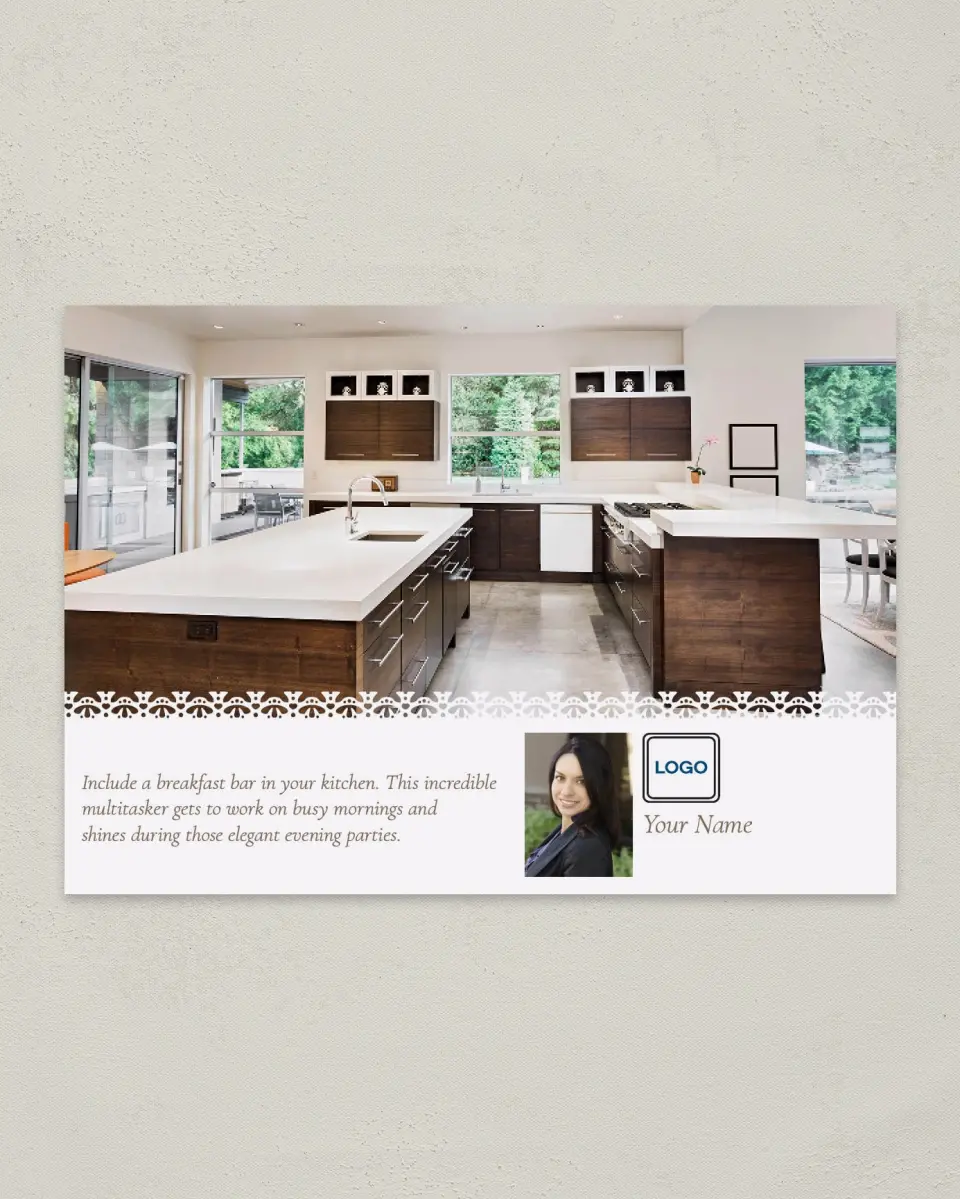 This is a 4¼" x 6" Postcard called Home Tip - Multitasker printed in full color