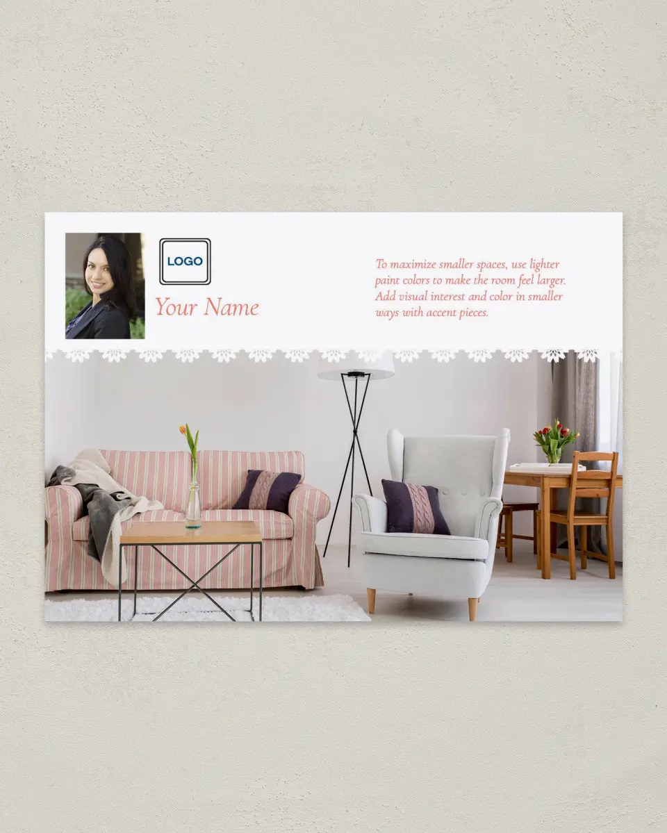 This is a 4¼" x 6" Postcard called Home Tip - Playing with Color printed in full color