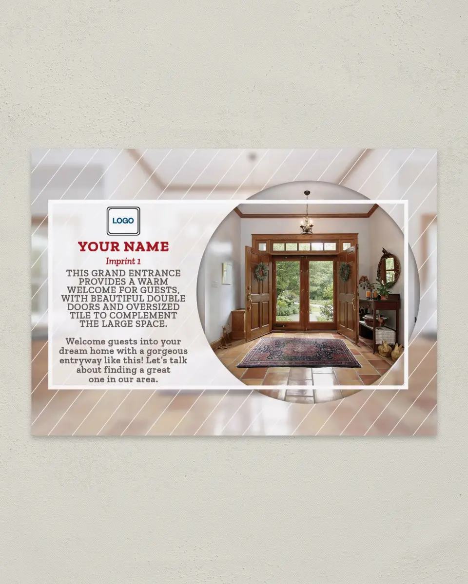 This is a 4¼" x 6" Postcard called Grand Entry printed in full color