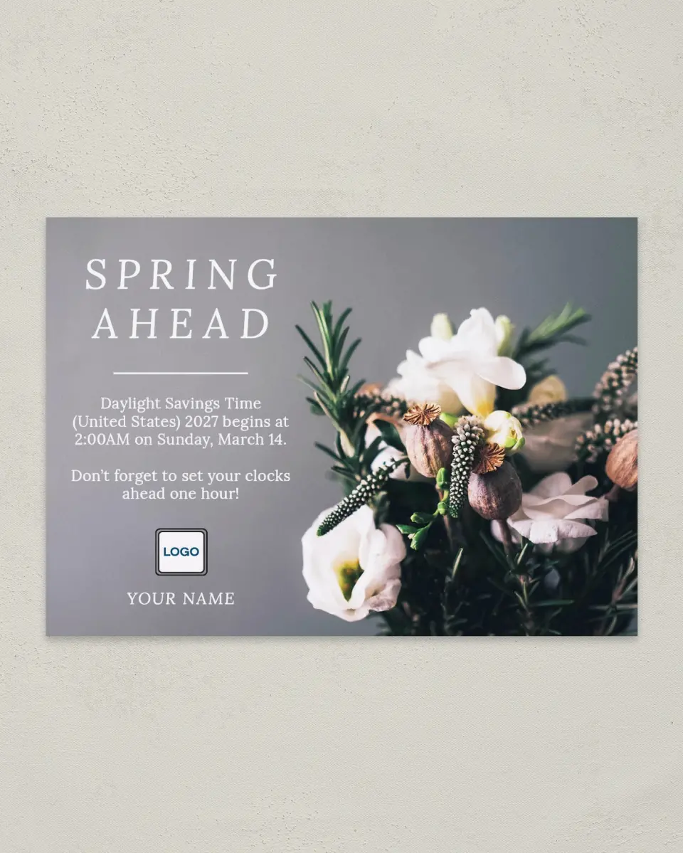 This is a 4¼" x 6" Postcard called Spring Delight printed in full color