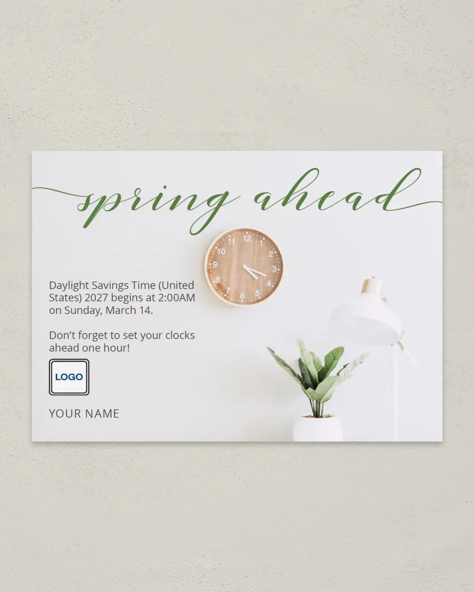 This is a 4¼" x 6" Postcard called Freshly Spring printed in full color