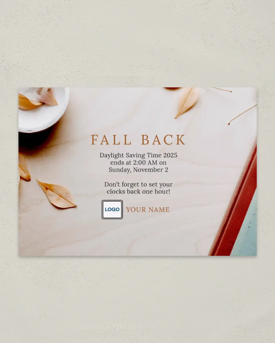 This is a 4¼" x 6" Postcard called Don't Forget printed in full color