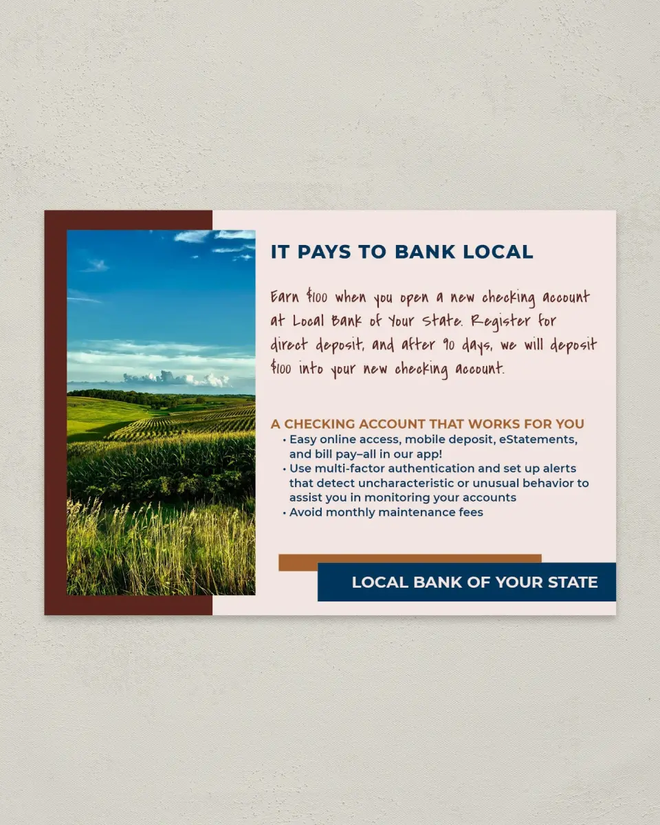 This is a 4¼" x 6" Postcard called Cultivating Growth printed in full color