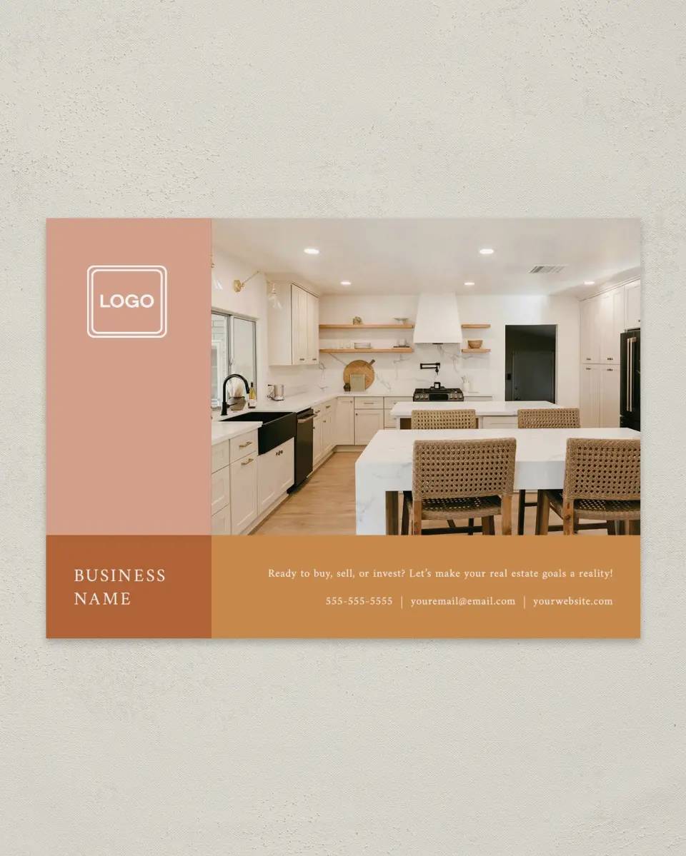 This is a 4¼" x 6" Postcard called Modern Balance printed in full color
