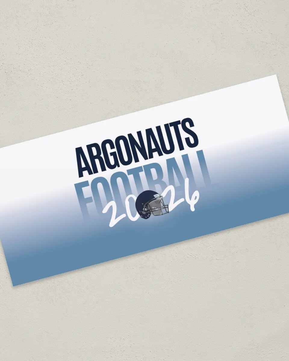 This is a 4" x 9" Football Insert called Toronto Argonauts printed in full color