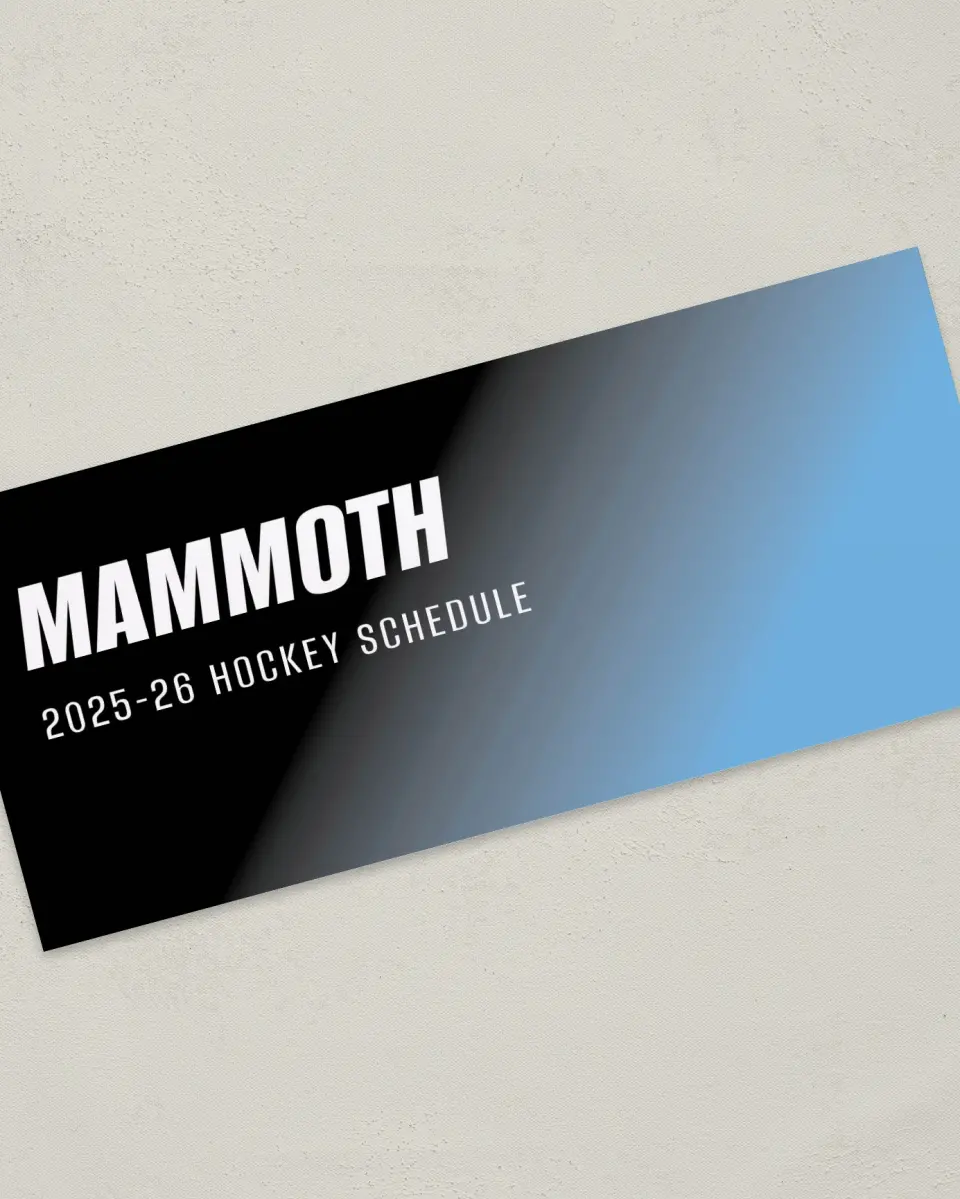 This is a 4" x 9" Marketing Insert called Utah Mammoth printed in full color
