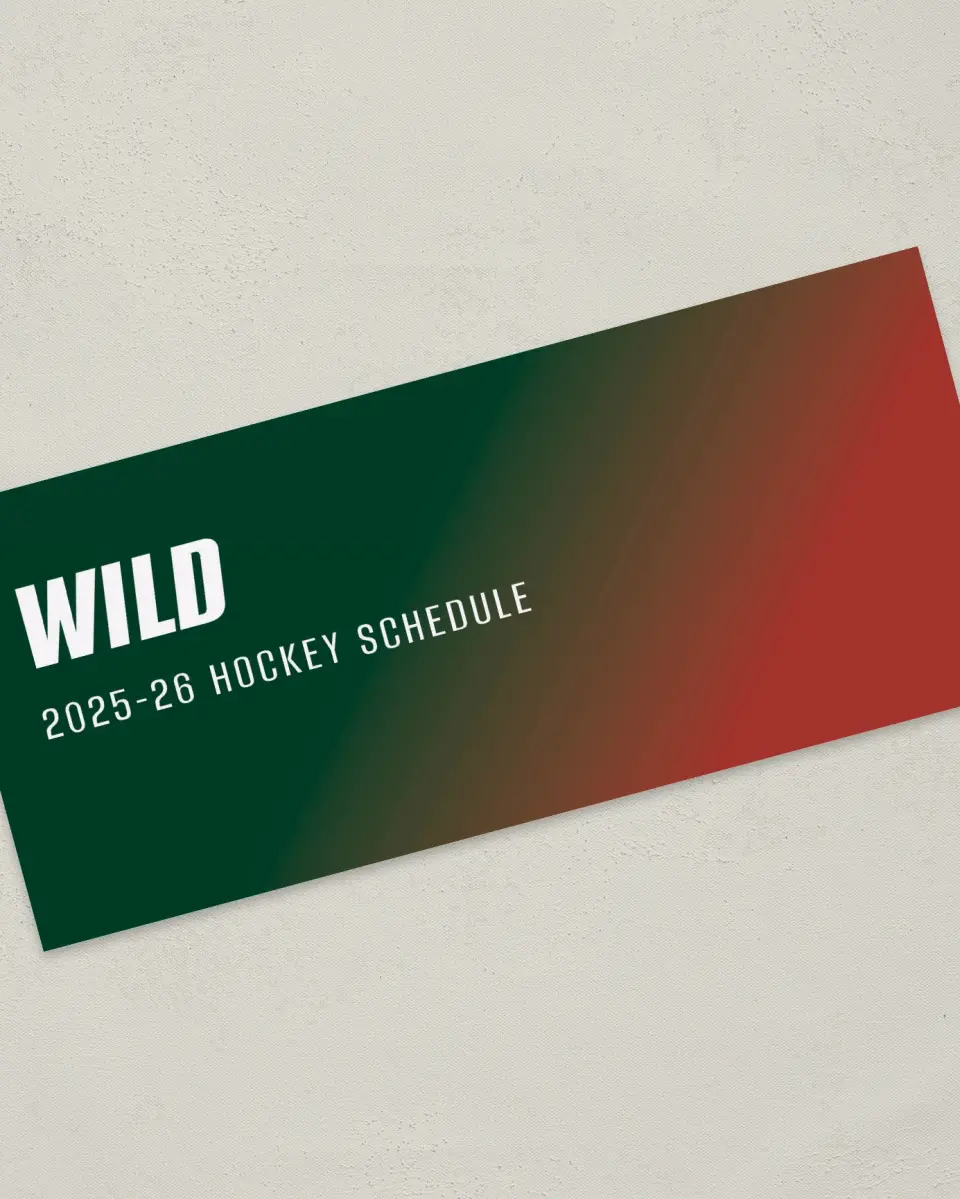 This is a 4" x 9" Marketing Insert called Minnesota Wild printed in full color