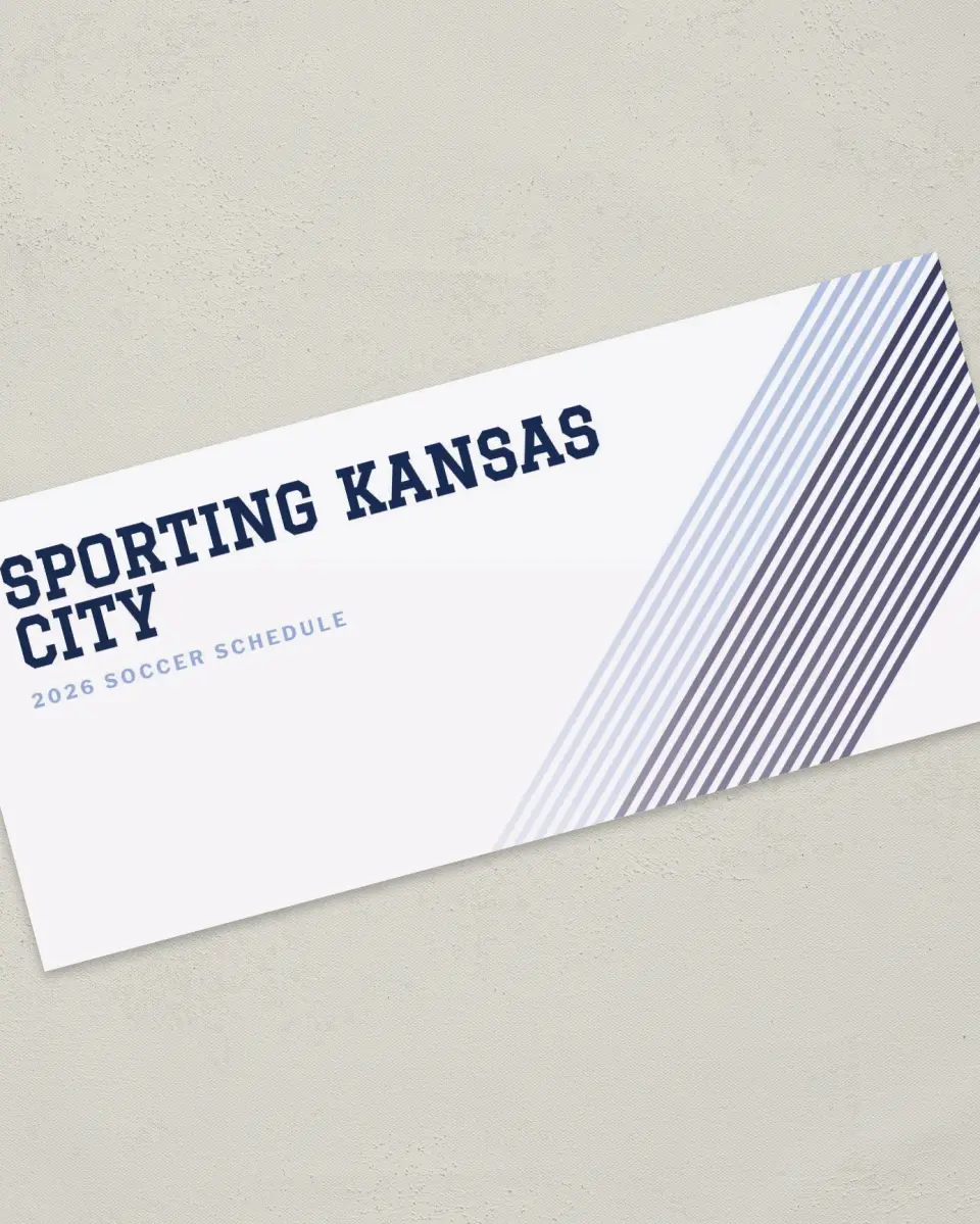 This is a 4" x 9" Marketing Insert called Sporting Kansas City Soccer Inserts printed in full color