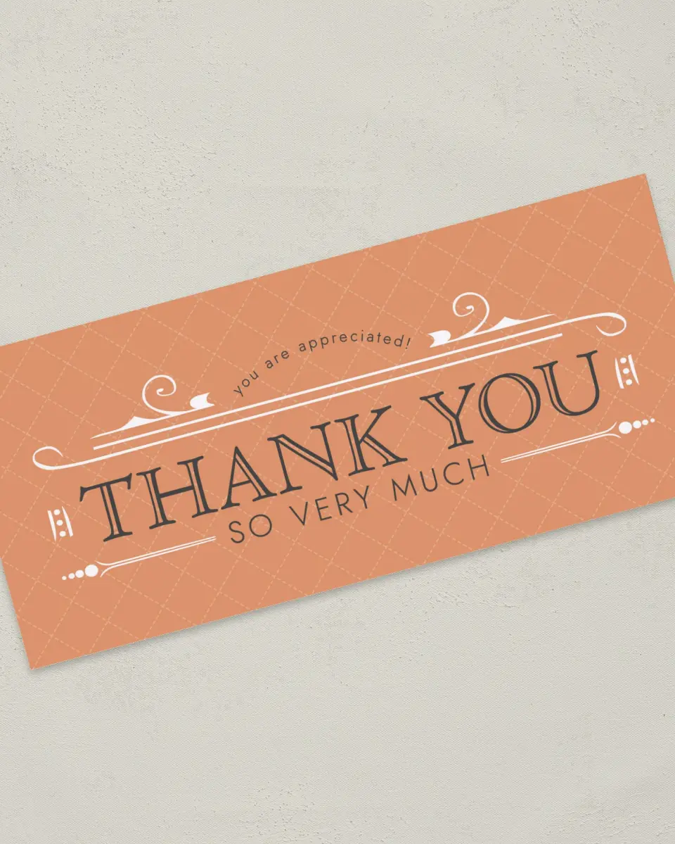 This is a 4" x 9" Marketing Insert called Clutter Free printed in full color