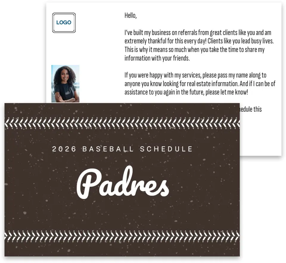 This is a 3¾" x 5¾" Baseball Insert called Padres printed in full color