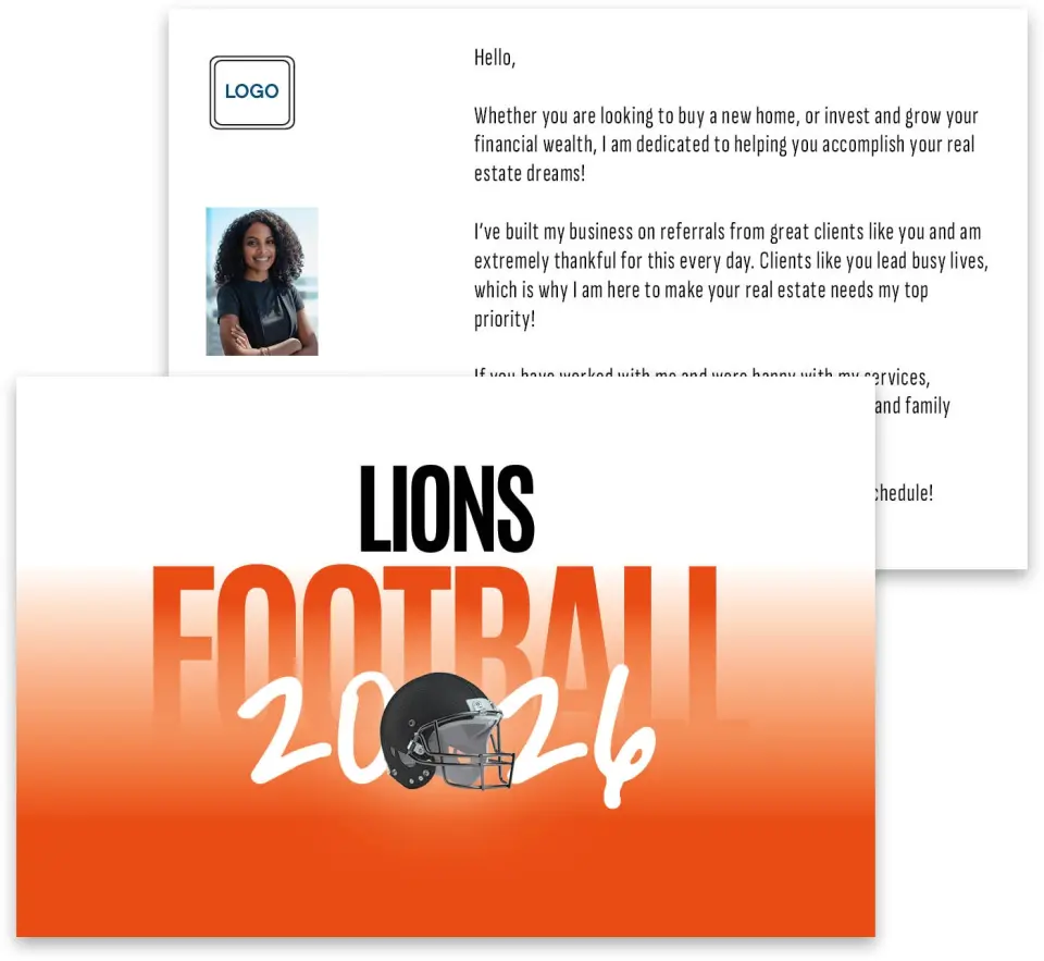 This is a 3¾" x 5¾" Football Insert called BC Lions printed in full color