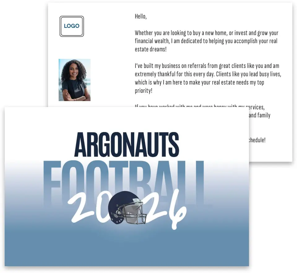 This is a 3¾" x 5¾" Football Insert called Toronto Argonauts printed in full color