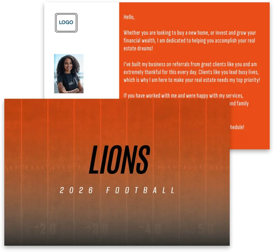 This is a 3¾" x 5¾" Football Insert called BC Lions printed in full color