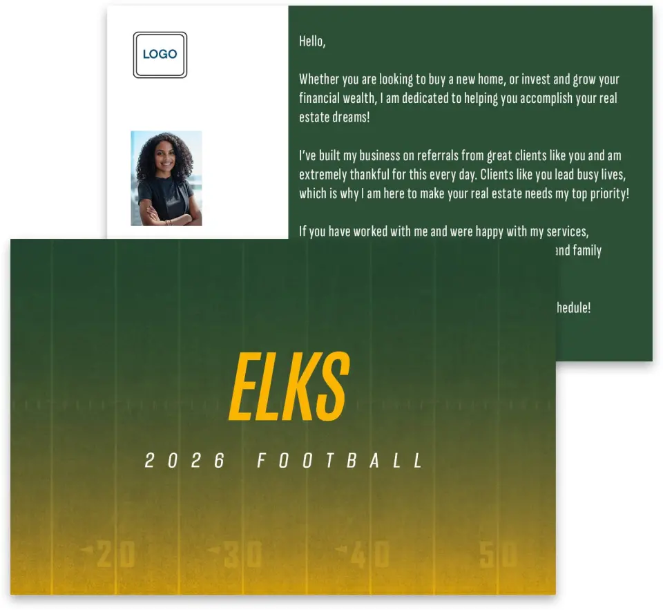 This is a 3¾" x 5¾" Football Insert called Edmonton Elks printed in full color