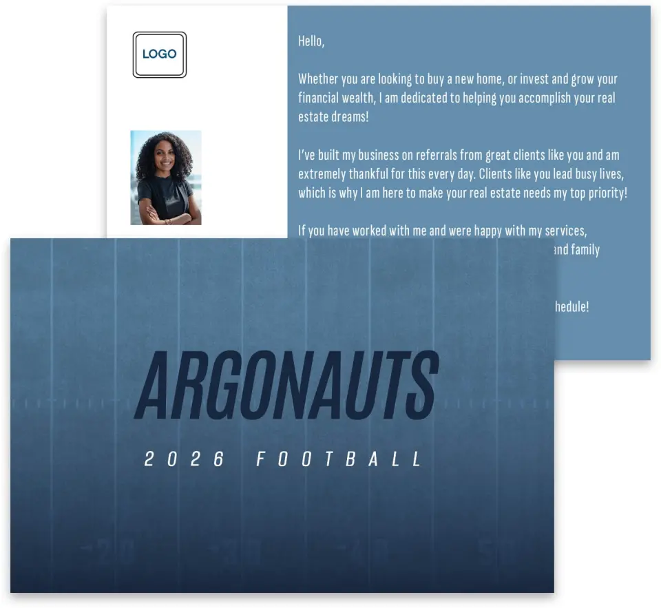 This is a 3¾" x 5¾" Football Insert called Toronto Argonauts printed in full color