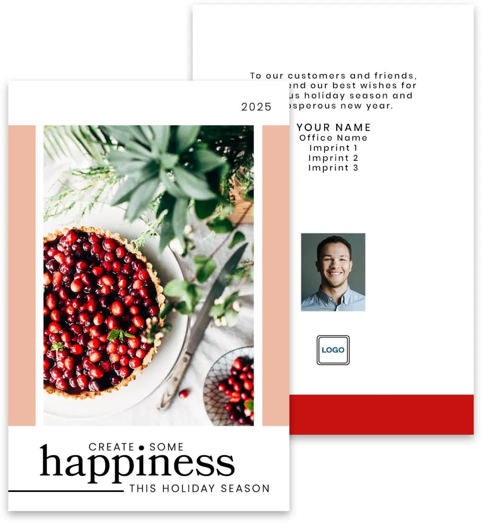 This is a 3¾" x 5¾" Marketing Insert called Simple Food printed in full color