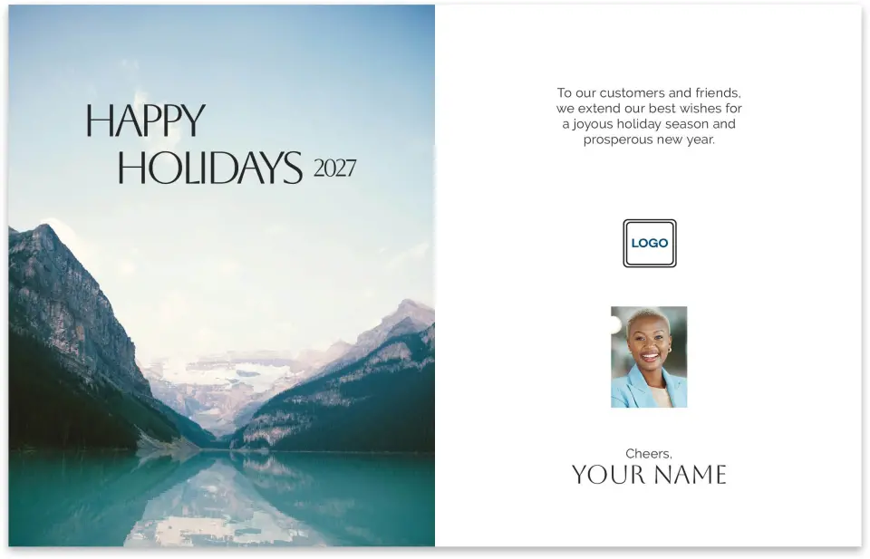 This is a 7" x 11" Marketing Insert called Mountain Frost Calendar Inserts printed in full color