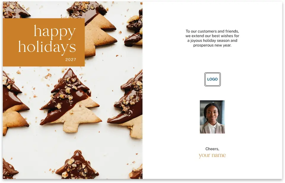 This is a 7" x 11" Marketing Insert called Sweet Spruce Calendar Inserts printed in full color