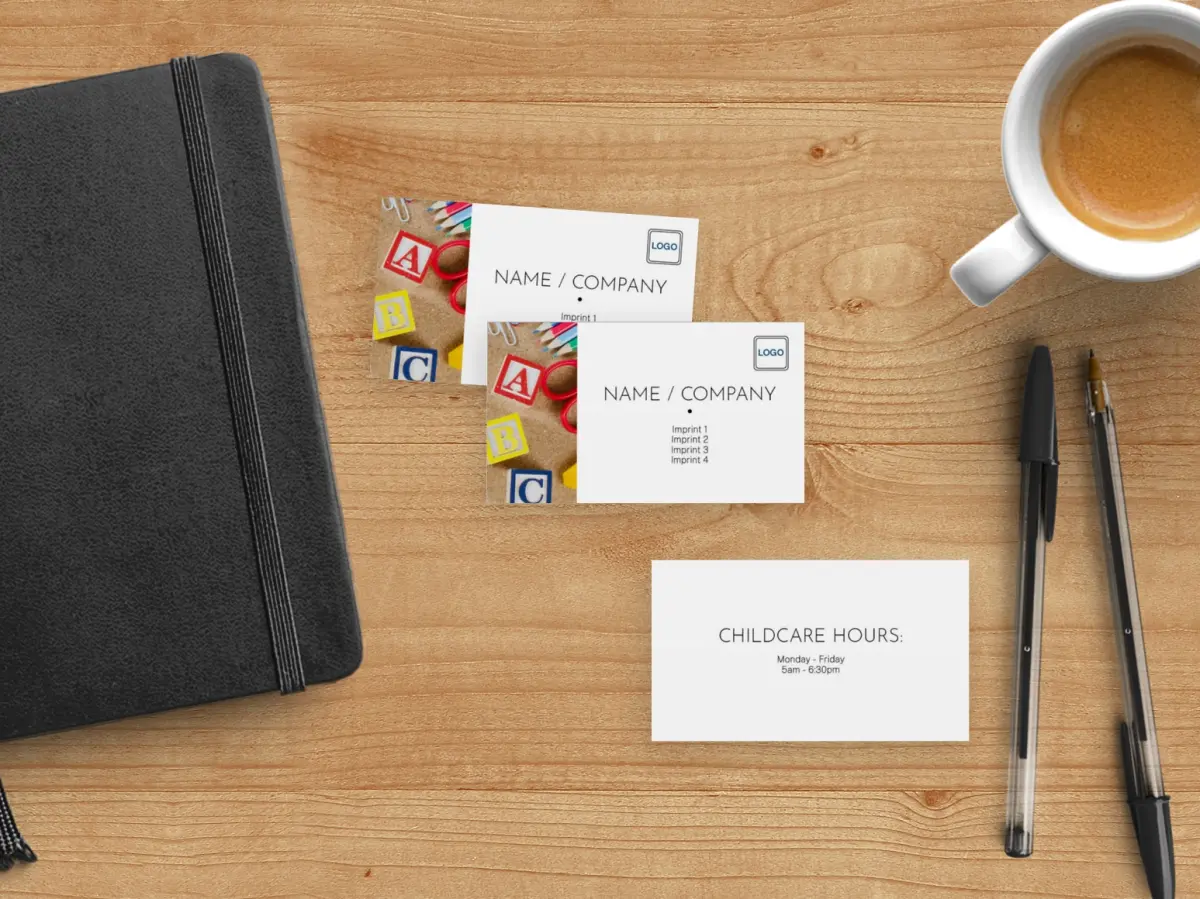 Paper Business Card Back View