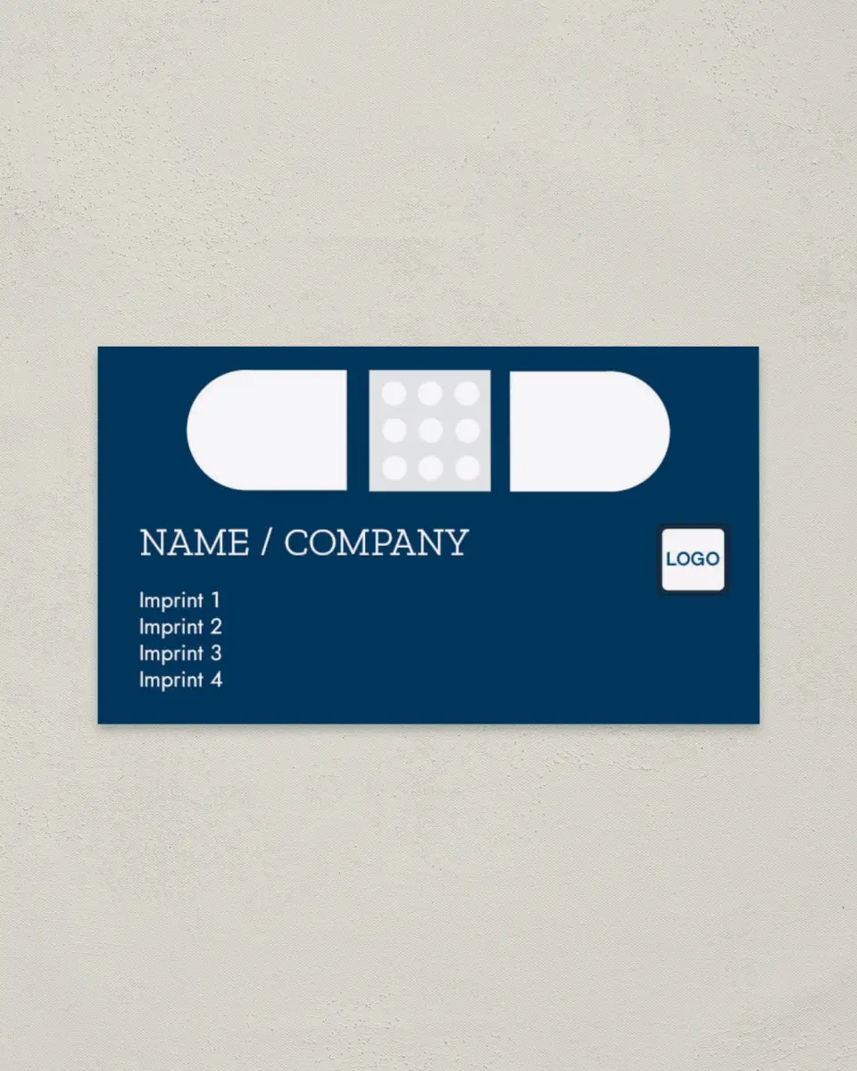 This is a 2" x 3½" Paper Business Card called Family Practice printed in full color on Soft Touch paper