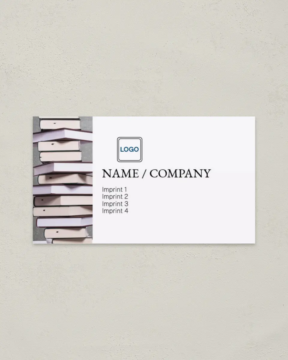 This is a 2" x 3½" Paper Business Card called Executive Law printed in full color on Soft Touch paper