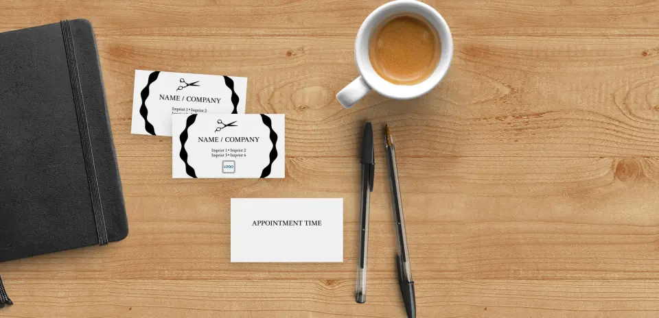 Paper Business Card Back View
