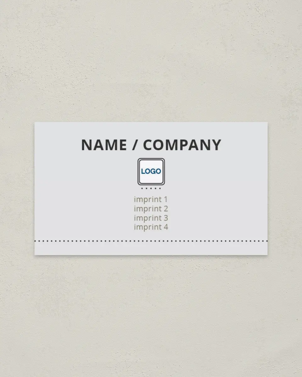 This is a 2" x 3½" Paper Business Card called Capital Business printed in full color on Soft Touch paper