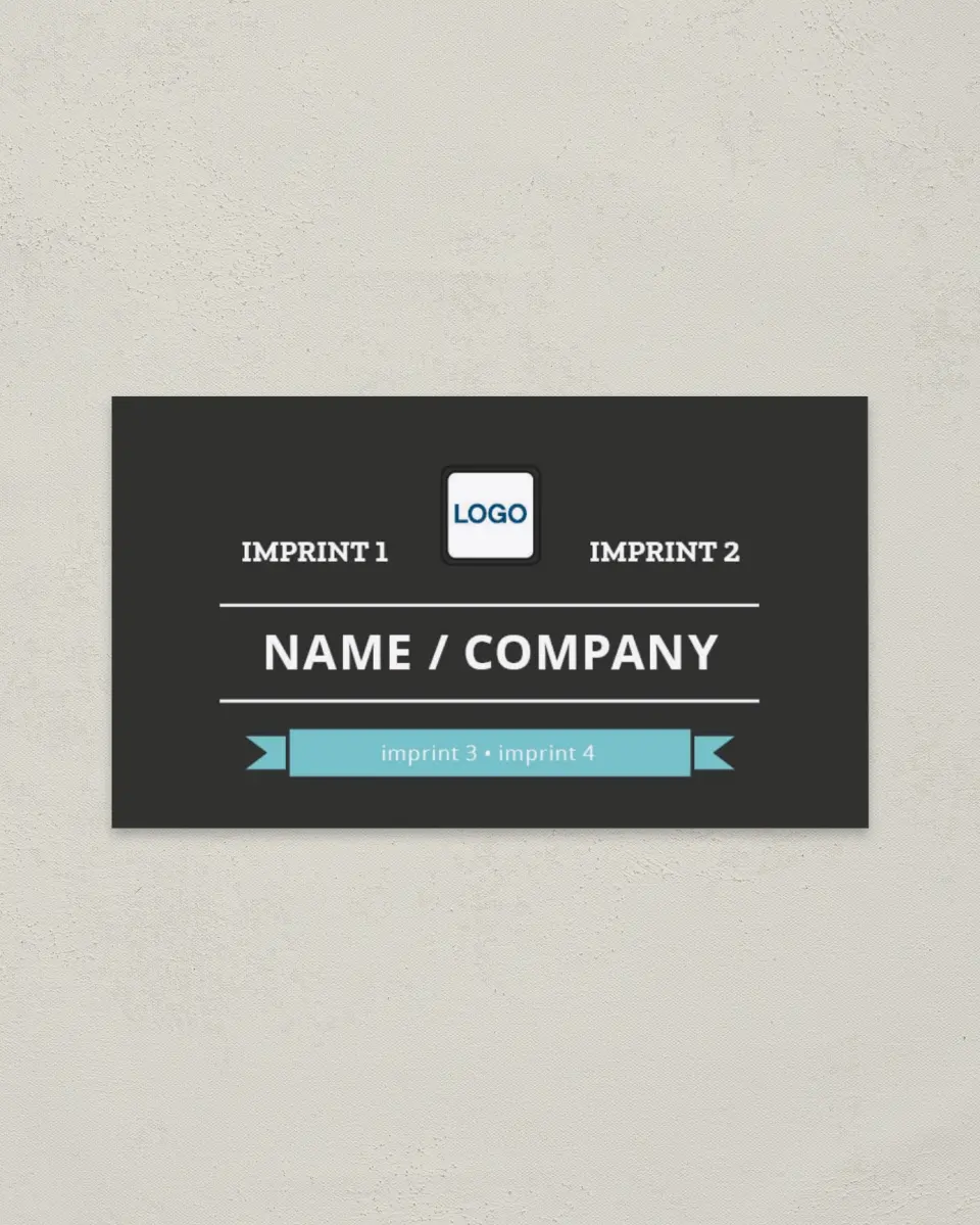 This is a 2" x 3½" Paper Business Card called Central Business printed in full color on Soft Touch paper