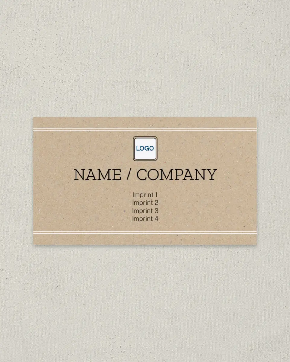 This is a 2" x 3½" Paper Business Card called Professional Business printed in full color on Soft Touch paper