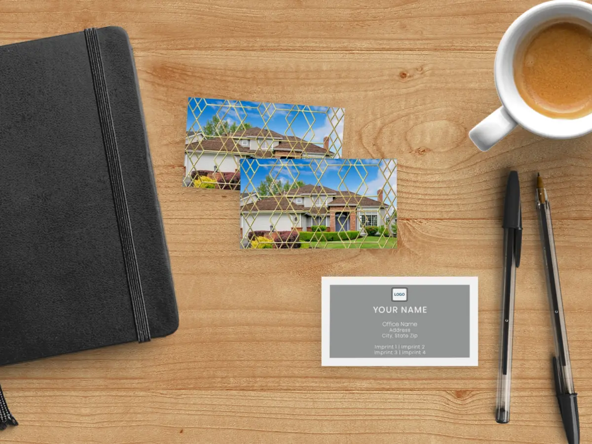 Paper Business Card Back View