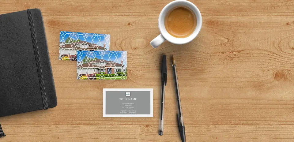 Paper Business Card Back View