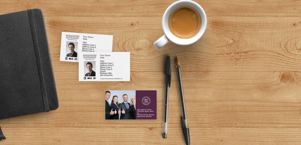 Paper Business Card Back View