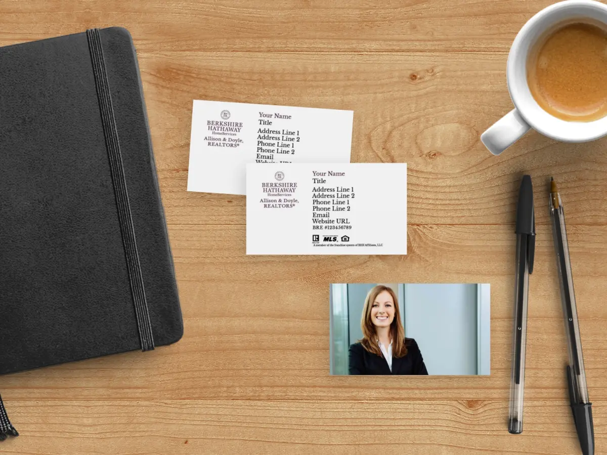 Paper Business Card Back View