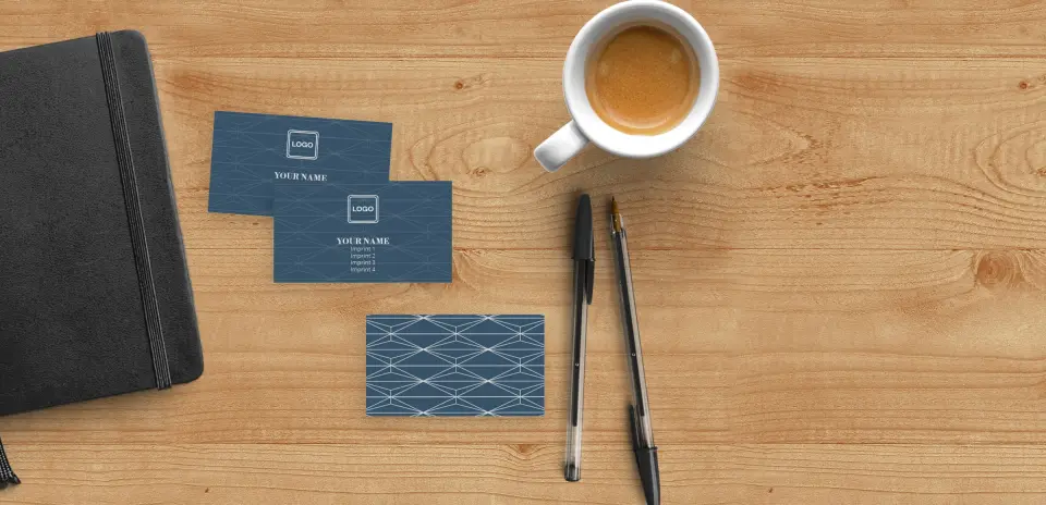 Paper Business Card Back View