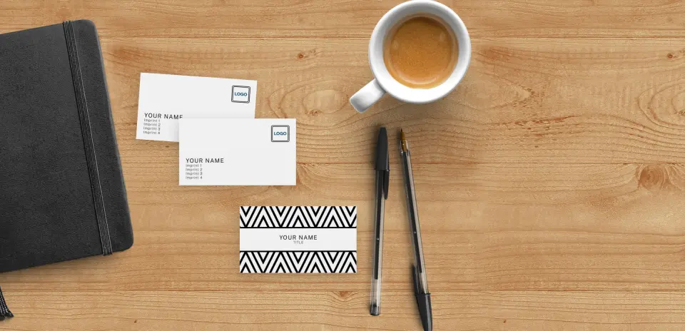 Paper Business Card Back View