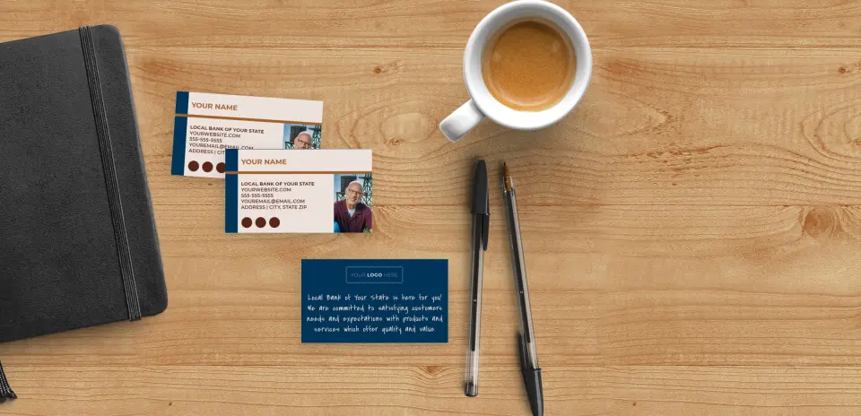 Paper Business Card Back View