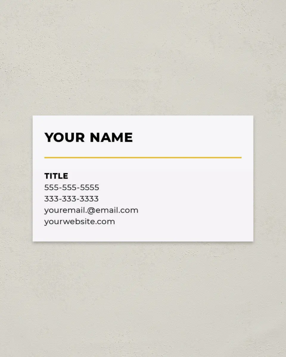 This is a 2" x 3½" Keller Williams Business Card called Bold Framwork printed in full color on Soft Touch paper