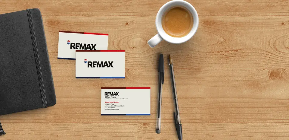 Paper Business Card Back View