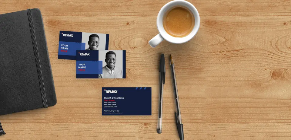 Paper Business Card Back View