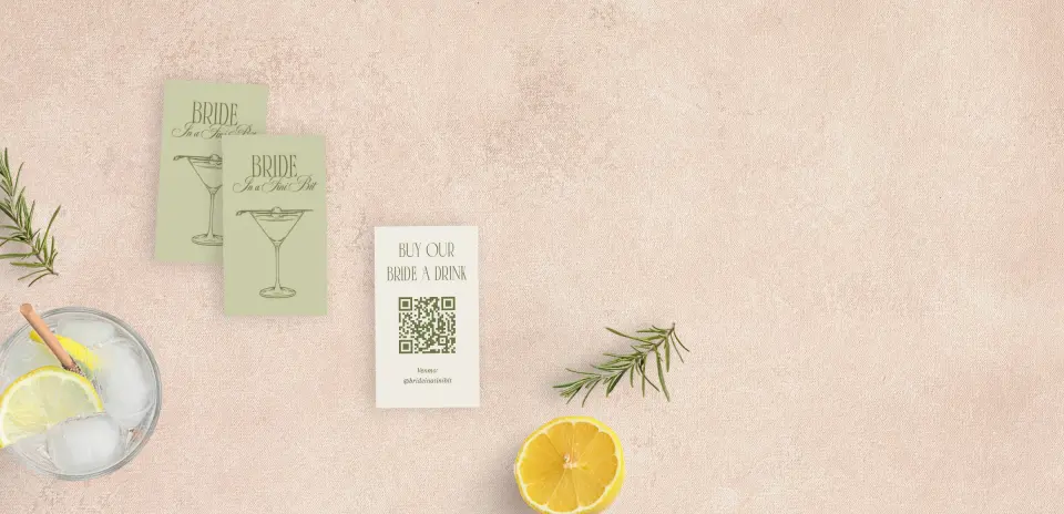 Paper Business Card Back View