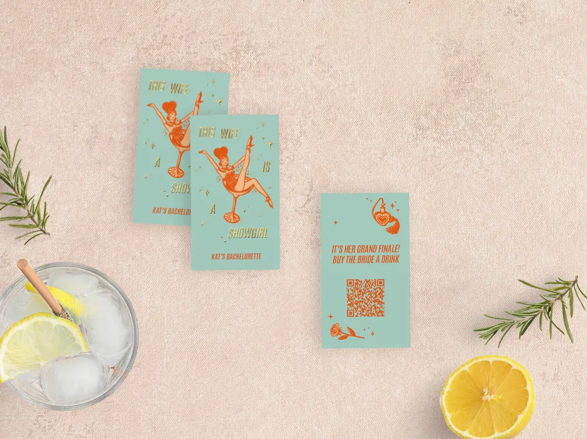 Paper Business Card Back View