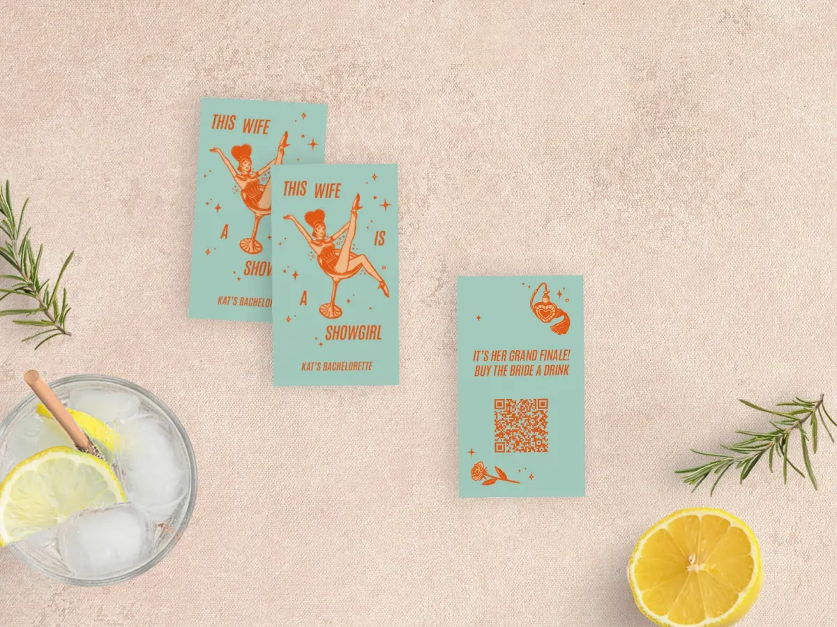 Paper Business Card Back View